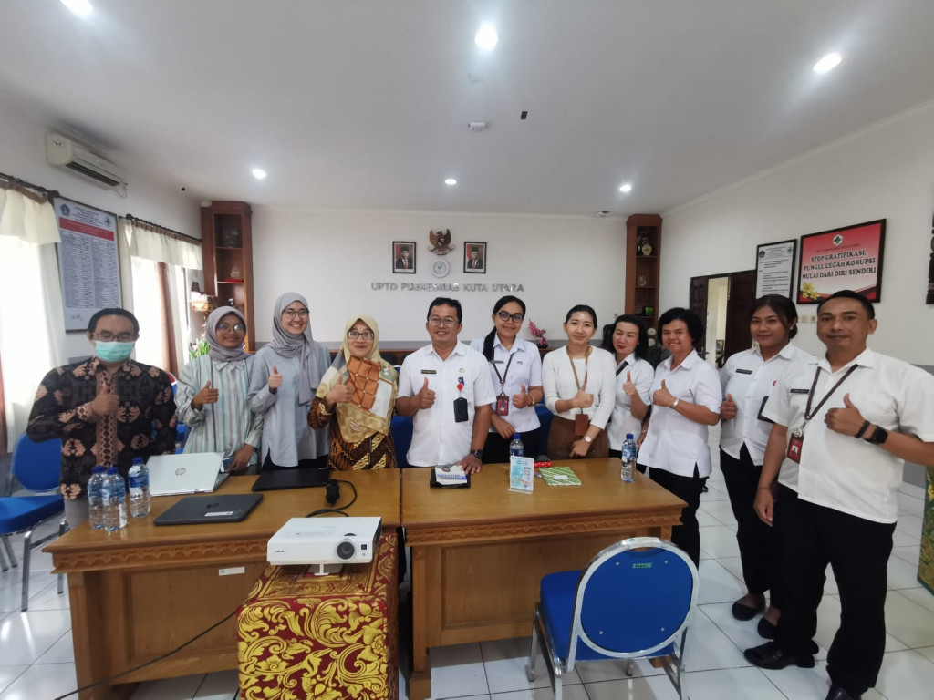 KUNJUNGAN TERKAIT TRANSFORMASI DIGITAL TERKAIT ILP DI PUSKESMAS KUTA UTARA